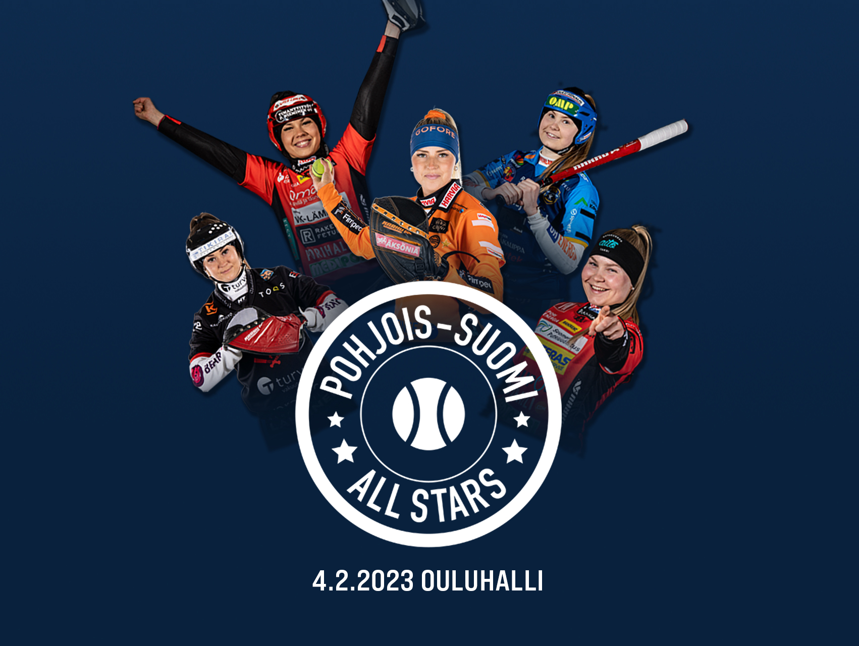 Tyttöjen pesisleiri & naisten huippupeli Lippo Naiset vs. Pohjois-Suomi Allstars lauantaina 4.2.2023 Ouluhallissa